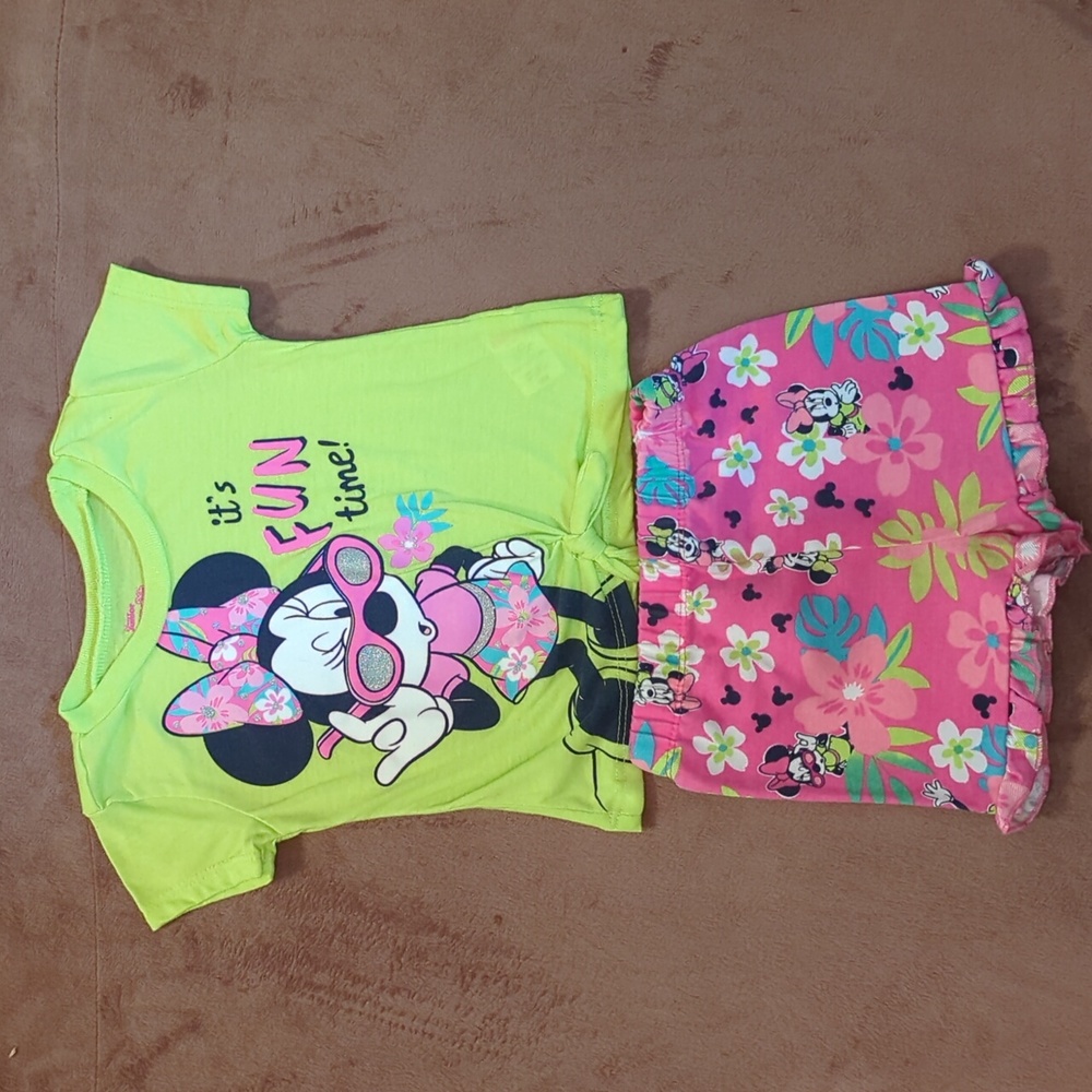Girls shirt and shorts